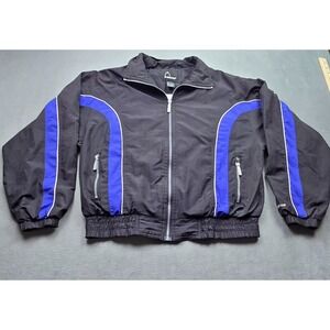 Vintage HEAD Mens XL Colorblock Windbreaker Jacket Blue 90s Sports Style Fitness